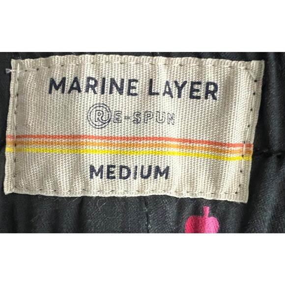 Marine Layer Allison Pant in Black Queen of Hearts Print Size M - Picture 8 of 10